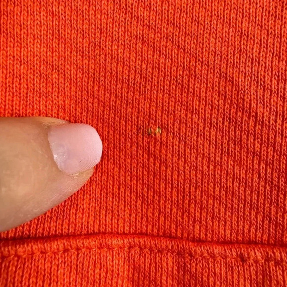 Off-White Virgil Abloh Black Logo Hand Signs Orange Hoodie XL Deadstock 2013 - Picture 6 of 16